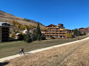 Pieds des pistes, 2 alpes, appartement avec très grande terrasse