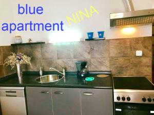 Apartment in Karin Gornji with sea view, balcony, air conditioning, Wi-Fi (4207-1)