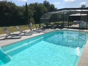 Maisons de vacances Maison Normande - PISCINE chauffee couverte : photos des chambres