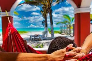 Beachfront Hacienda del Cuyo Groundfloor - El Cuyo