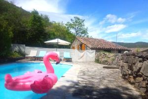 Maisons de vacances Maison de charme 3 etoiles dans les Cevennes avec terrasse et piscine privee : photos des chambres