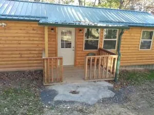 Cabin with a tree house on a buffalo farm . - Saint Joe