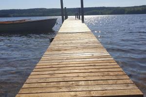 Stort hus i vackra Karl Gustav, när fin bad och fiskesjö och Ullared