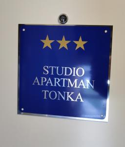 Studio apartman Tonka