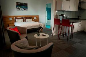 Studio with Lake View and Balcony  room in Apart'Hotel 46a