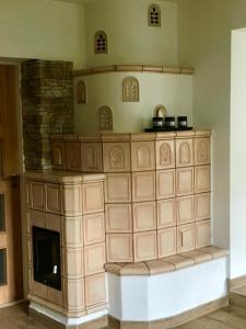 Chalupa s vnitřním bazénem