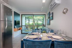 Flat ou Bangalo Luxo Beach Class Beira Mar Muro Alto