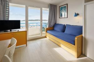 Appart'hotels Residence Pierre & Vacances la Corniche de la Plage : Studio avec Alcôve pour Couchage et Balcon - Vue sur Mer (4 Personnes)