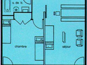 Appartements Appartement Chamrousse, 2 pieces, 6 personnes - FR-1-340-147 : photos des chambres