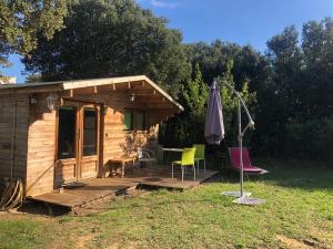 Chalets Ma petite cabane Gites des oliviers : photos des chambres