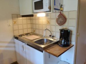 Studio cabine alcôve 4 pers, Demi-Quartier avec parking - FR-1-597-115