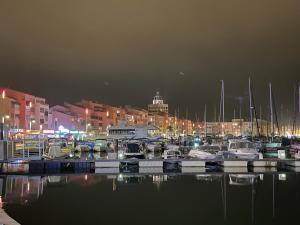 Appartements Cap d’Agde Centre port avec parking prive et belle vue port et mer : photos des chambres