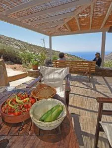 Traditional stone house 1bedroom, sea view, Syros - 阿诺锡罗斯