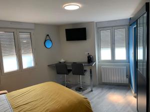 Appartements Le Petit Bleu Centre ville - Wifi - Parking : photos des chambres