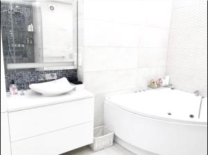 Lux Most City area, panoramic river view, new tower