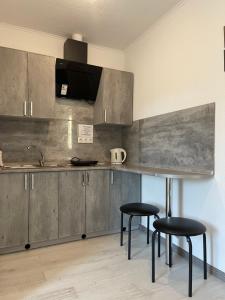 Apartments with kitchen and garden