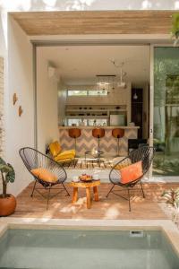 Luxury&Nature VILLA ROSITA Tulum work&rest spaces
