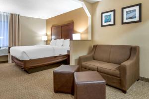 King Suite with Hot Tub - Non-Smoking room in Comfort Inn
