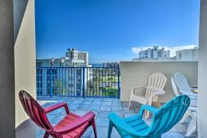 Coastal Penthouse Steps to New Smyrna Beach! - Bottle Island