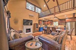 Tudor-Style Broken Bow Cottage with Hot Tub and Decks!