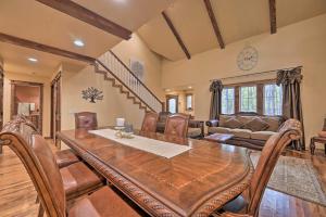 Tudor-Style Broken Bow Cottage with Hot Tub and Decks!