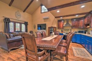 Tudor-Style Broken Bow Cottage with Hot Tub and Decks!
