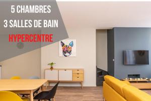 Appartements LE DUPLEX - T6 COEUR DE ViLLE : photos des chambres