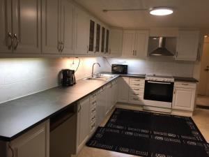 Beutiful house with large garden .