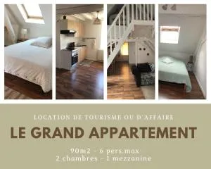 Le Grand Appartement - 90m2- 2 chb , 1 mezzanine - 6pers - Lanthenay