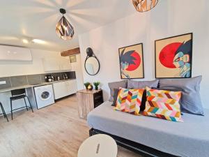 Appartements GregBnb-com - T2 Design 38m2 - Toulon Est - Wifi Fibre - n7 : photos des chambres