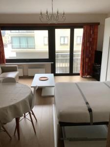 Zongerichte studio Sint-Idesbald met mooi zeezicht