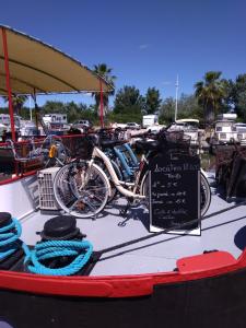 Sejours chez l'habitant PENICHE FARNIENTE CLIMATISEE - Aux Portes de la Camargue : photos des chambres