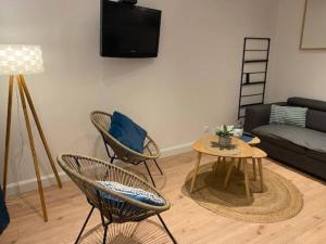 Appartements Au Petit Bragard- triplex proche centre ville : photos des chambres