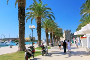 Studio apartment in Okrug Gornji with terrace, air conditioning, WiFi, washing machine 5051-1