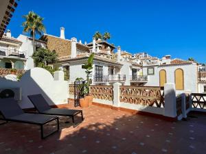 Semidetached Duplex home at Puebla Aida, Mijas Golf with pool, golf and sea views