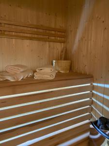 Family & Business Sauna Tężnia Apartments No12 Leśny nad Zalewem Cedzyna - 1 Bedroom with Private Sauna, Bath with Hydromassage , Terrace, Parking, Catering Options