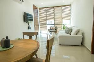 Amplio departamento Modern Boho cerca de la playa