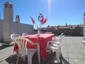 Colorful attic with terrace-Beahost