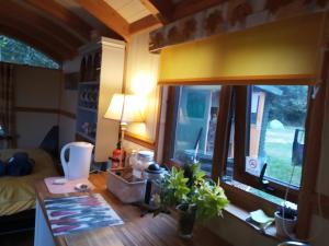 Glamping Malvern shepherd hut