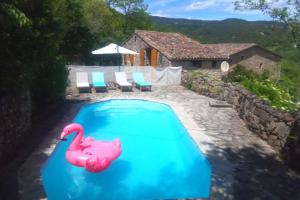 Maisons de vacances Maison de charme 3 etoiles dans les Cevennes avec terrasse et piscine privee : photos des chambres