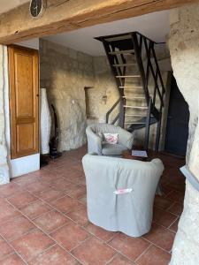 Maisons de vacances L’escale Troglo au bord de la Loire : photos des chambres