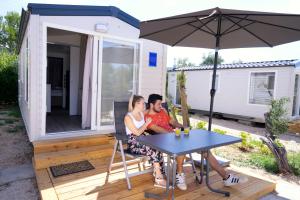 One-Bedroom Mobile Home with Terrace room in Mobile Homes Camping Kovačine