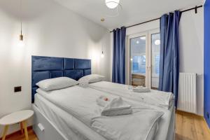 Wave Apartments - Navy Blue