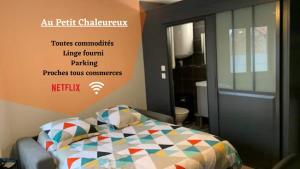 Le Petit Chaleureux - Centre ville - Wifi - stationnement (idéal couples, étudiants, business)