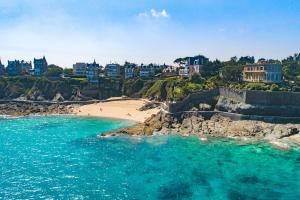 Appartements 2 pieces cosy hyper centre Dinard Plage a 200m : Appartement 1 Chambre