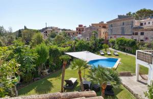 Casa Pont Roma, garden and pool in Pollensa