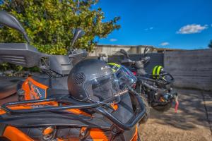 Holiday Home Tower with private pool, sauna and quads