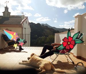 Apartamento casa con vistas al campo y cocina con terraza