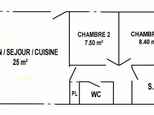 Maisons de vacances Gite Moisdon-la-Riviere, 3 pieces, 4 personnes - FR-1-306-902 : Maison de Vacances (4 Adultes)