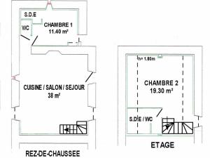 Maisons de vacances Gite Guerande, 3 pieces, 5 personnes - FR-1-306-1197 : Maison de Vacances (5 Adultes)